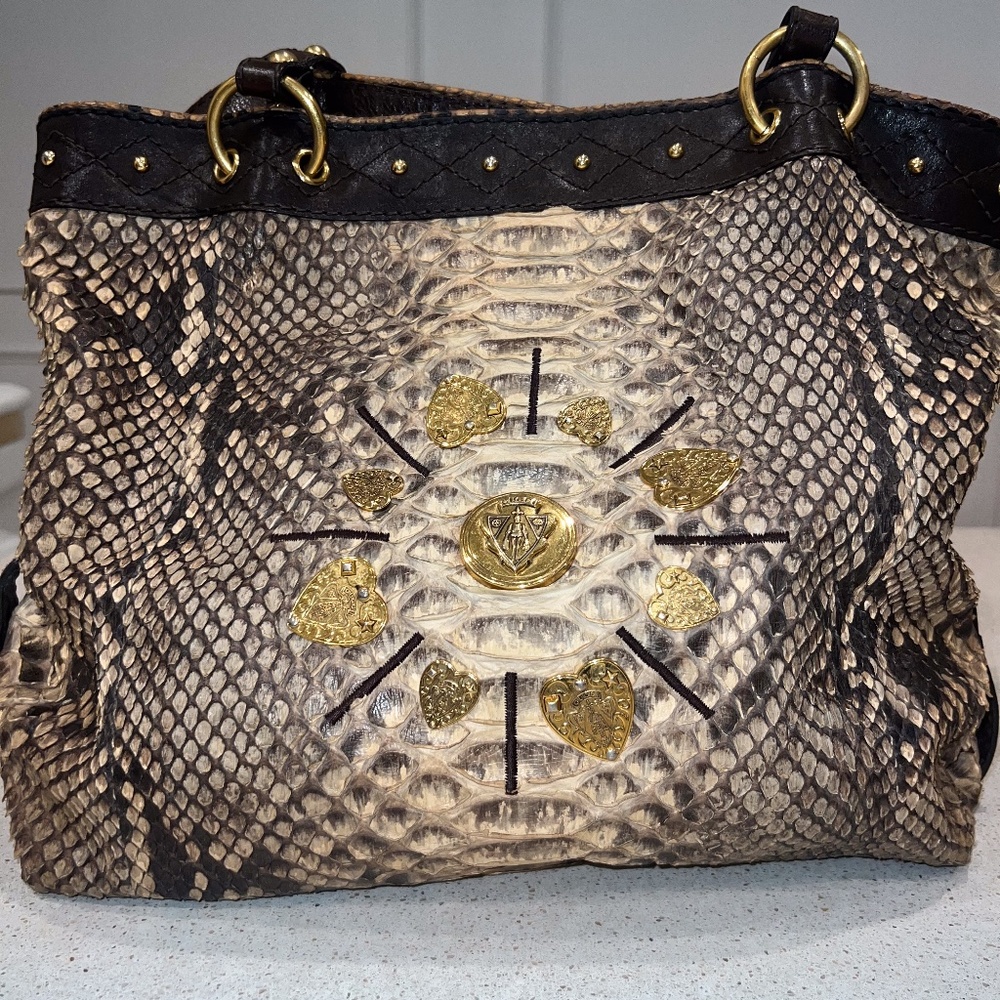 Gucci Sand Python Irina Tote-Authentic